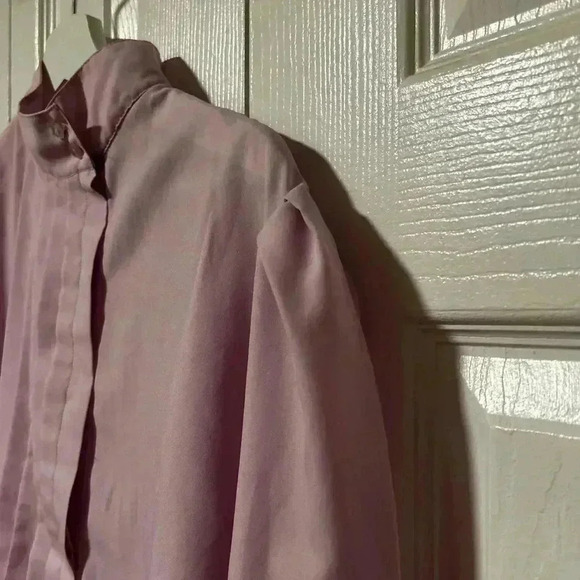 Vintage Scandals Mauve Blouse | Victorian Style | XL - Picture 7 of 10